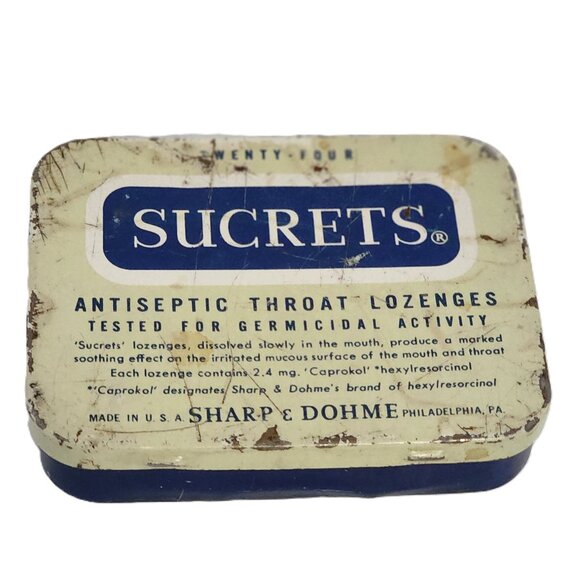 Antique Vintage 54 Decorative Hatpin Stickpin Mixed Lot in Sucrets Tin. - Picture 5 of 5